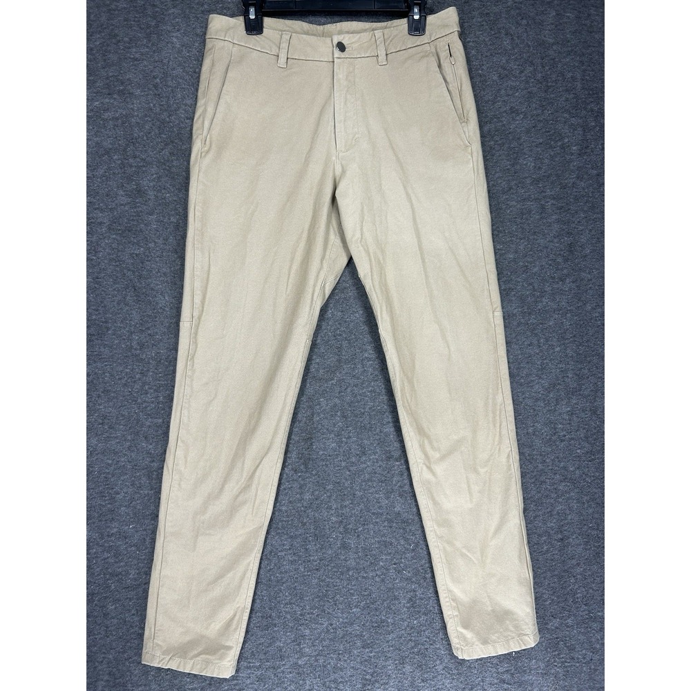 Lululemon Commission Pant Mens 32x31 Earth Dye‎ Sand Slim Fit Chino